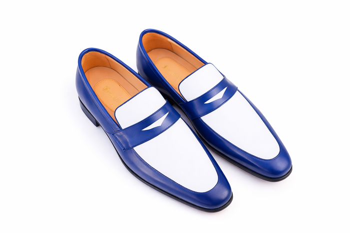 Carrucci Contrast Two Tone Penny Loafer