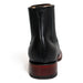 Los Altos Men's Boot Wide Square Toe Deer Black Leather Sole - Deer Black