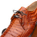 Marco Di Milano Lacio Caiman Crocodile Derby Brandy