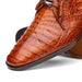 Marco Di Milano Lacio Caiman Crocodile Derby Brandy