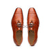 Marco Di Milano Lacio Caiman Crocodile Derby Brandy