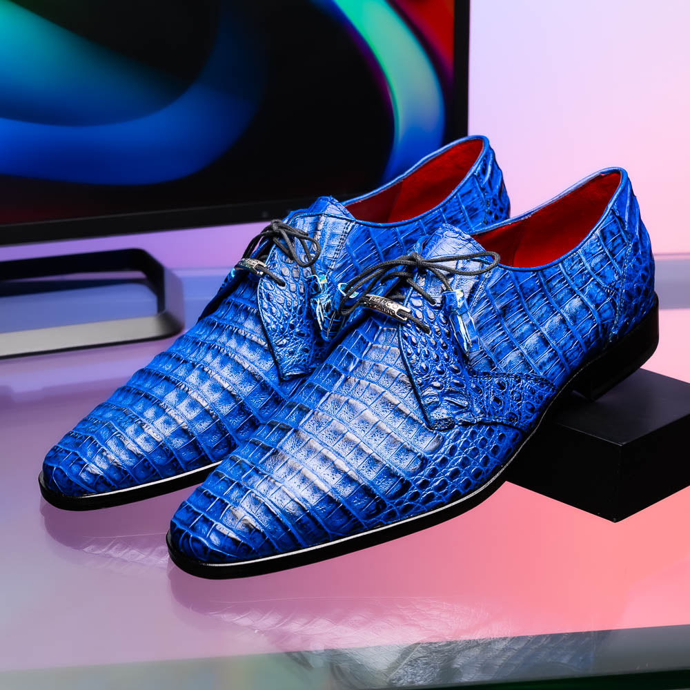 Marco Di Milano Lacio - Electric Blue Leather Loafers