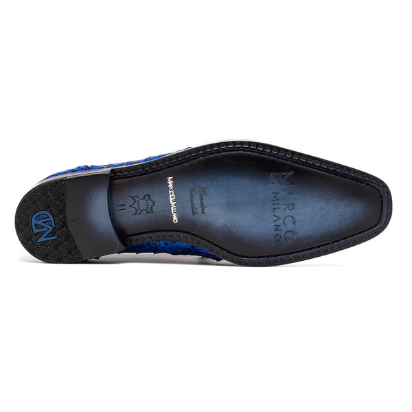 Marco Di Milano Lacio - Electric Blue Leather Loafers