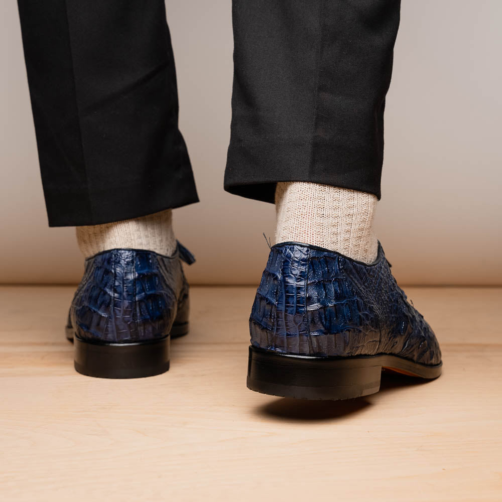 Marco Di Milano Lacio Navy Leather Dress Shoe