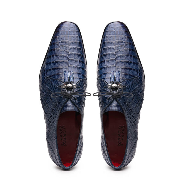 Marco Di Milano Lacio Navy Leather Dress Shoe