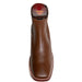 Los Altos Men's Boot Wide Square Toe Deer Light Brown Leather Sole - Deer Light Brown