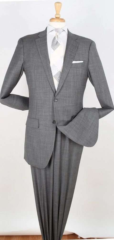 Apollo King Men's 100% Wool Fashion Suit Extra Long Sizes