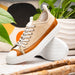 Zelli Lando Sueded Goatskin Sneakers in Taupe | Made in Italy