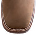 Los Altos Men's Boot Wide Square Toe Nobuck Taupe Leather Sole - Nobuck Taupe