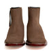 Los Altos Men's Boot Wide Square Toe Nobuck Taupe Leather Sole - Nobuck Taupe