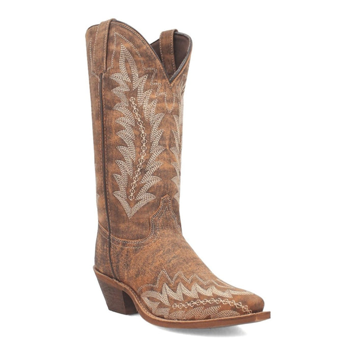 Laredo Women's Emmylee Snip Toe Leather Boots - Tan 52189 - Dan Post Boots