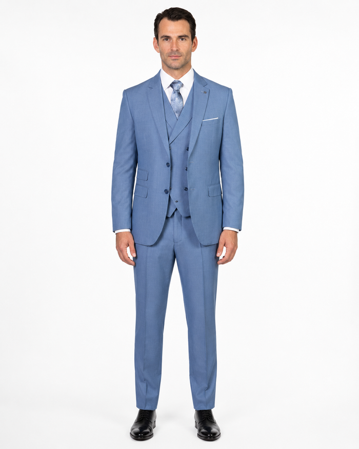 Statement Suits Steel Blue