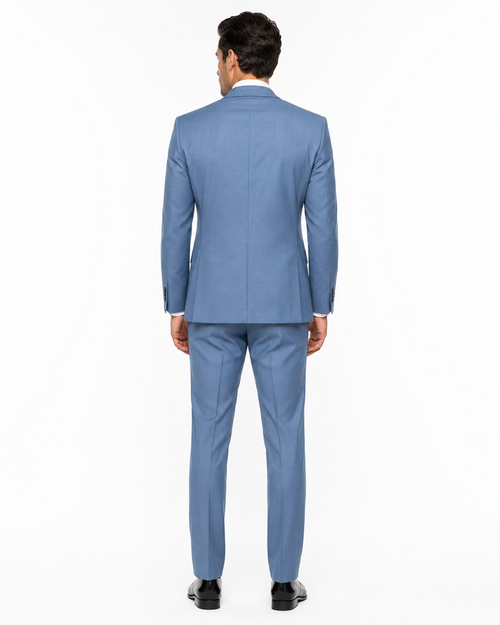 Statement Suits Steel Blue