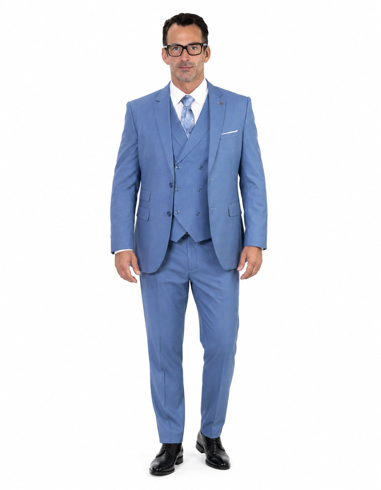 Statement Suits Steel Blue