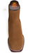 Los Altos Men's Boot Wide Square Toe Nobuck Chedron Leather Sole - Nobuck Chedron