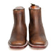 Los Altos Men's Boot Wide Square Toe Rage Walnut Leather Sole - Rage Walnut
