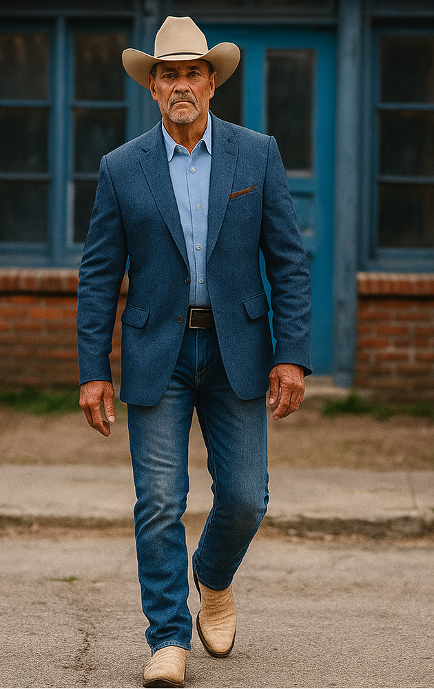 Los Altos Boots Caiman Belly Cognac Cowboy Boots J-Toe