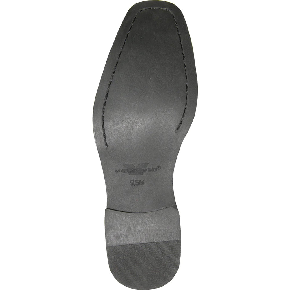 Bravo Mens Classic Moc Toe Shiny Patent Tuxedo Prom Shoe in Black