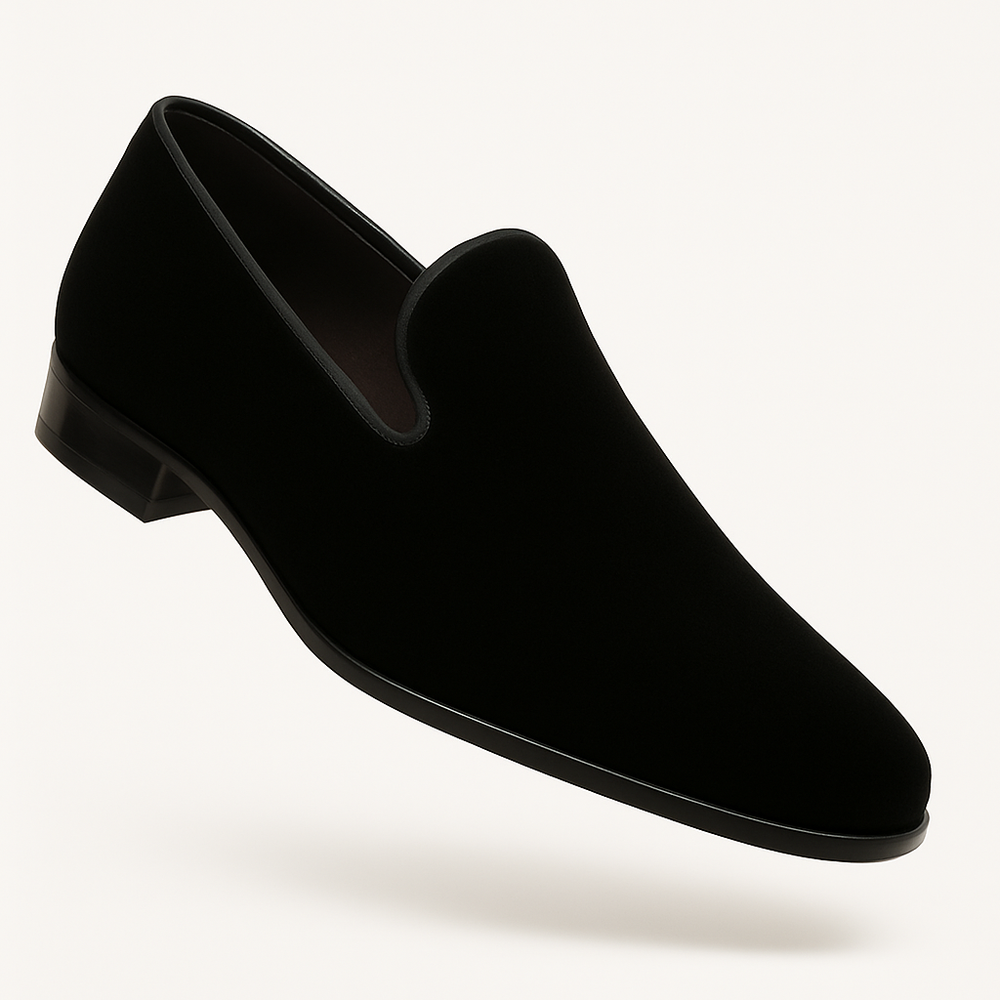 Lublin Velvet Black By Mezlan Made In Spain Brand