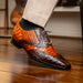 Marco Di Milano Luciano: Cognac Brown Leather Dress Shoe