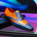 Marco Di Milano Luciano Blue & Brandy Leather Oxford