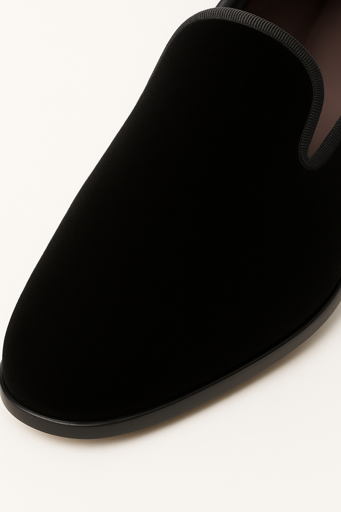 Lublin Velvet Black By Mezlan Made In Spain Brand