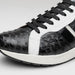 Marco_Di_Milano Lyon II: Black & White Leather Luxury Shoe