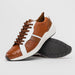 Marco Di Milano Lyon II Ostrich Quill & Calfskin Sneakers