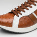 Marco Di Milano Lyon II Ostrich Quill & Calfskin Sneakers