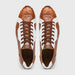 Marco Di Milano Lyon II Ostrich Quill & Calfskin Sneakers