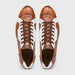 Marco Di Milano Lyon II: Brandy & White Leather Dress Shoe