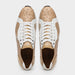 Marco Di Milano Lyon II Ostrich Quill & Calfskin Sneakers