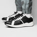 Marco_Di_Milano Lyon II: Black & White Leather Luxury Shoe