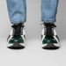 Marco Di Milano Lyon - Green & White Leather Loafers