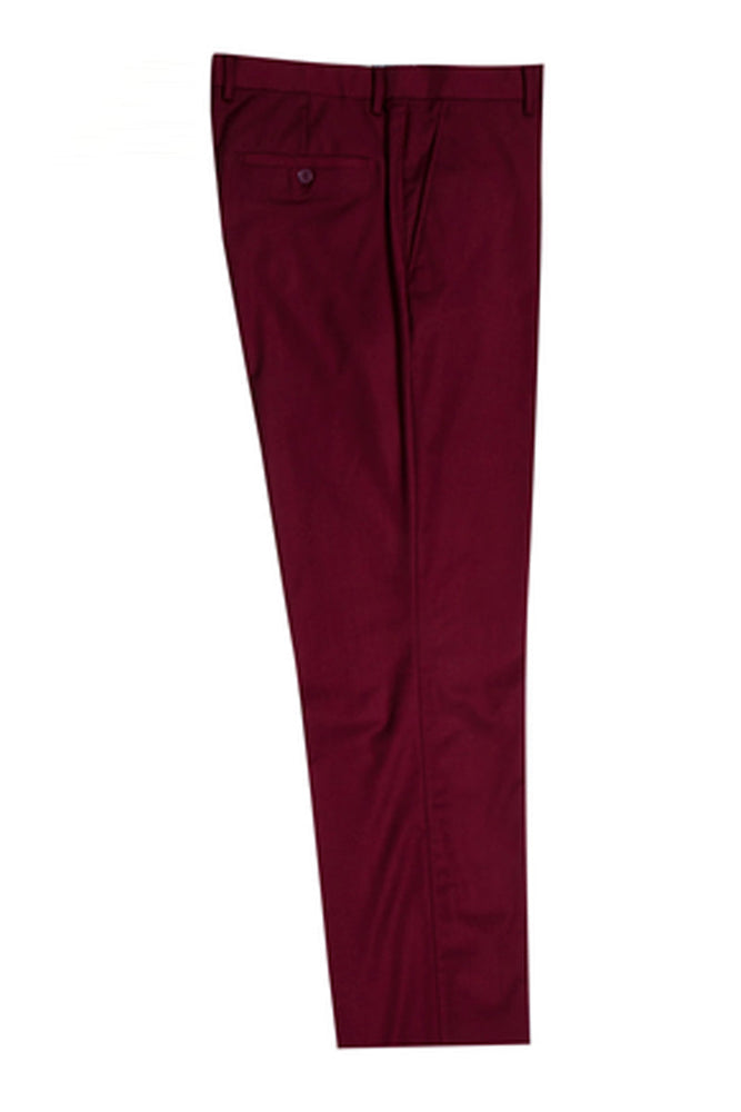 Men's Burgundy Suit Three Piece Set by Stacy Adams - Wedding - Prom