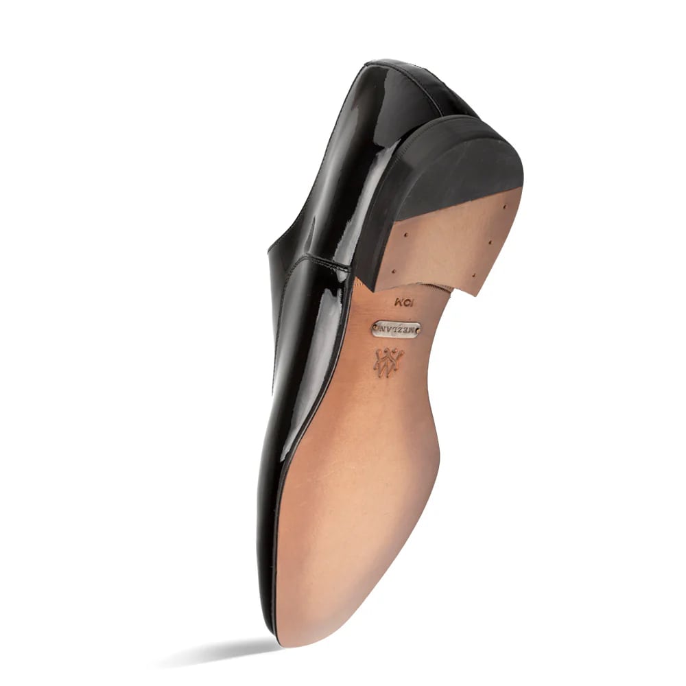 Patent Leather Formal Oxford Black By Mezlan Made in Spain Brand