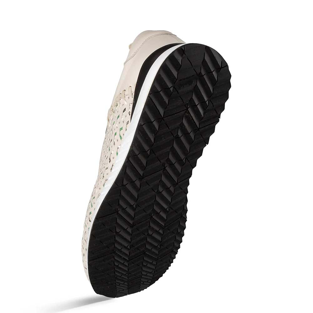 Mezlan Plata Laser-Cut Sneaker Light Green / Multi (21569)
