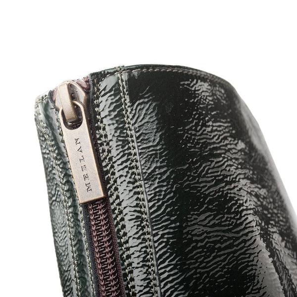 Mezlan Buscemi Hi-Shine Ornament Boot - Green
