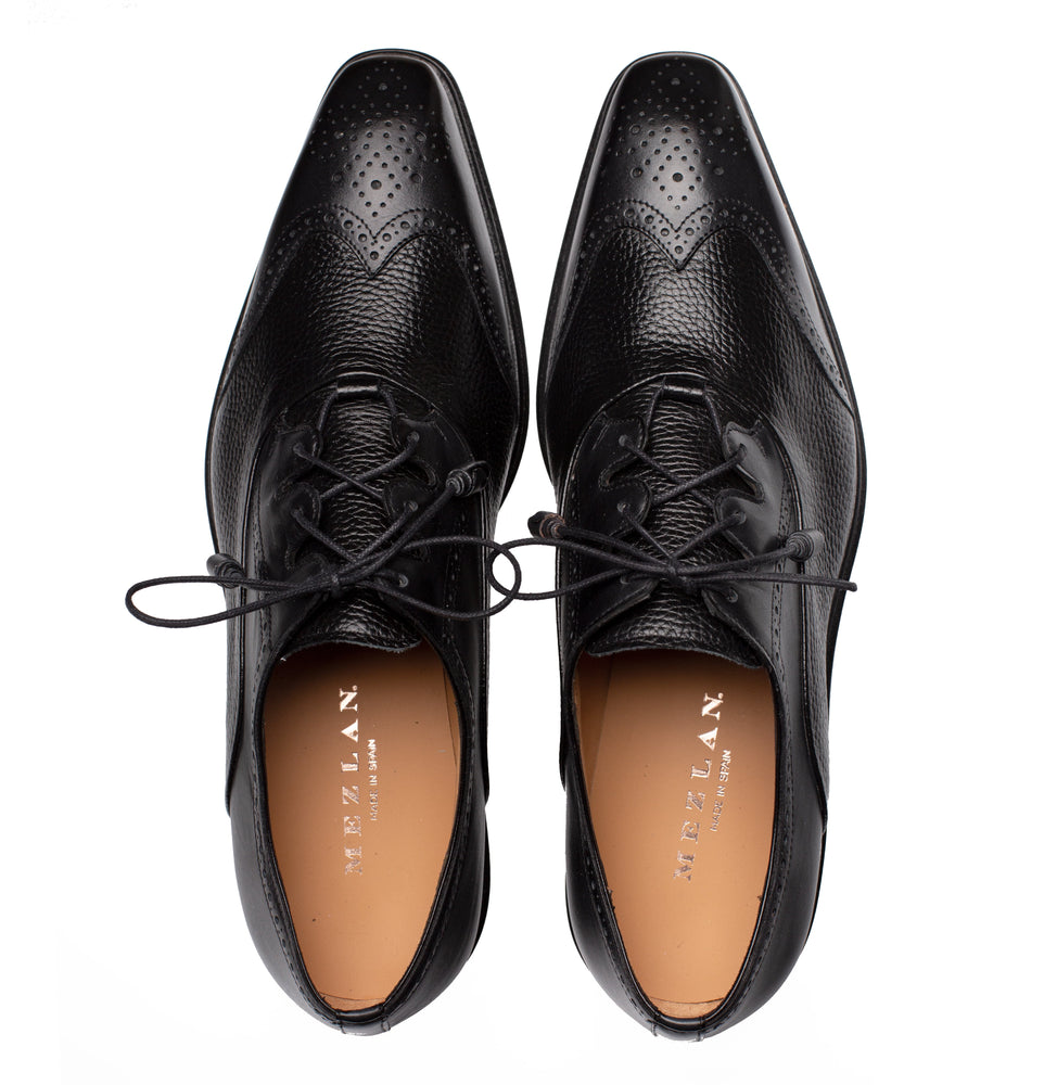 Mezlan Nord Wingtip Oxford - Luxury Leather Dress Shoe