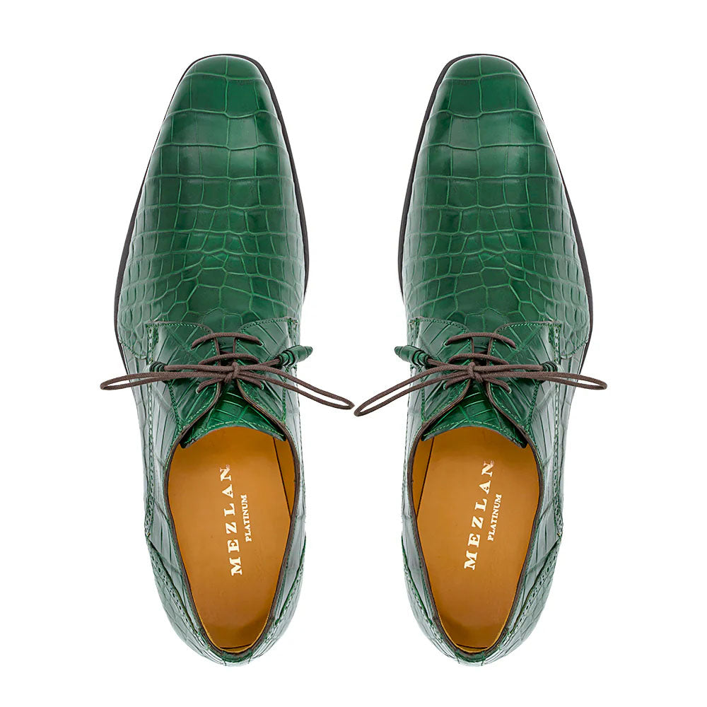 Mezlan Dandy Alligator Lace Up