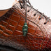 Mezlan Marble Multi-Tone Alligator Oxford Dress Shoe
