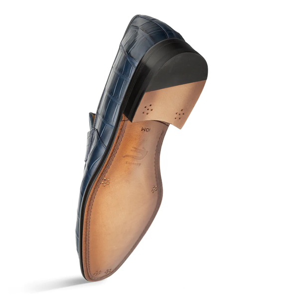 Mezlan Piccolo Alligator Penny Loafer
