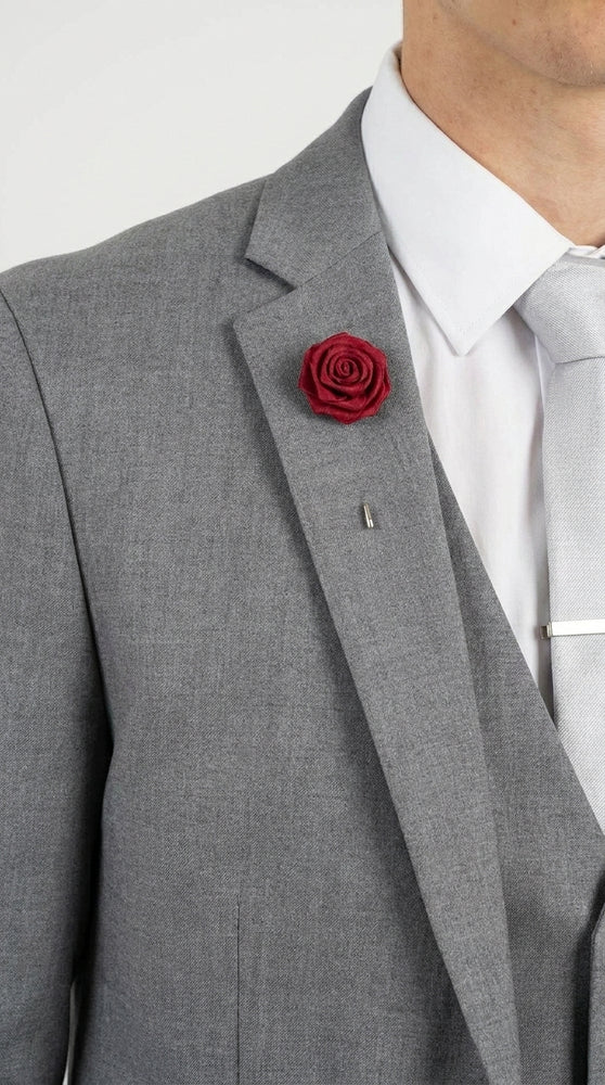 Boys and Guys Light Grey Graduation Suit with Vest, Formal Dress Suit for Special Occasions