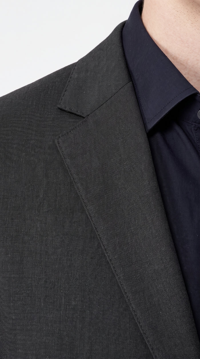 Men’s Black Short Pants Suit Set, Summer Business Sport Coat and Shorts Outfit