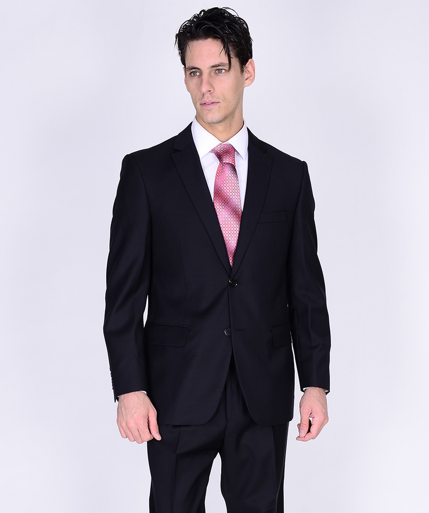 Tiglio Black or Gray 2-Button Slim or Modern Fit Suit