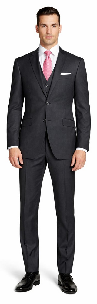 Tiglio Charcoal Two-button Wool Suit
