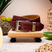 Marco Di Milano Riccardo Belt Wine Leather Shoe