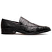 Marco Di Milano Matteo Alligator Penny Loafers Black