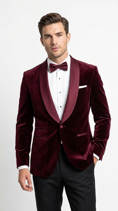 Burgundy Blazer