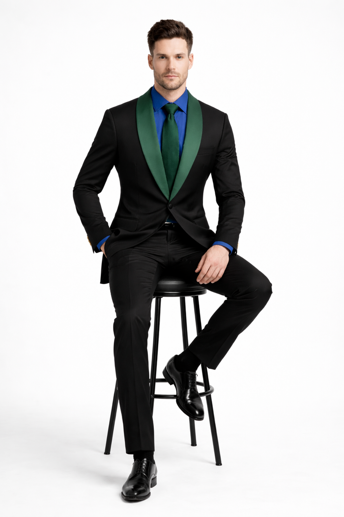 Men's Wedding Blazer with Premium Shawl Lapel Design